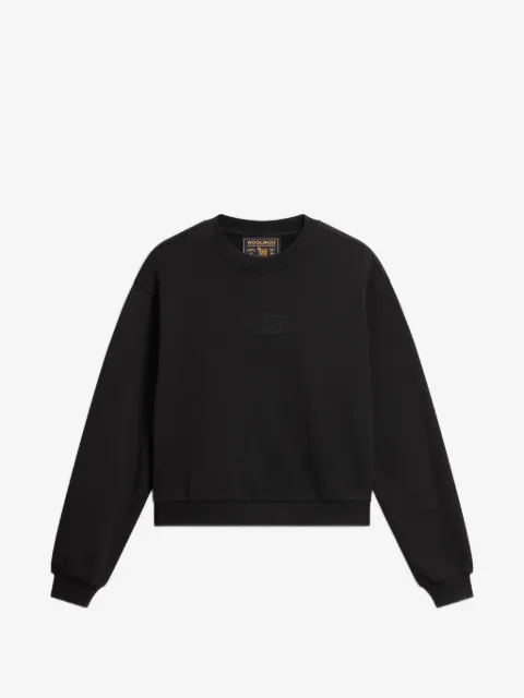 Woolrich logo-embroidered crew-neck sweatshirt