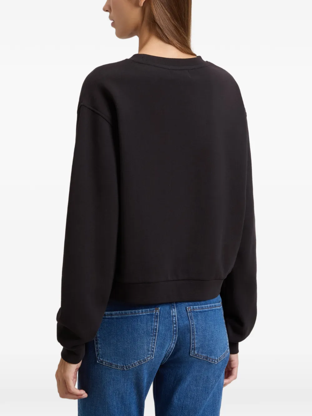 Woolrich Sweater met geborduurd logo Zwart