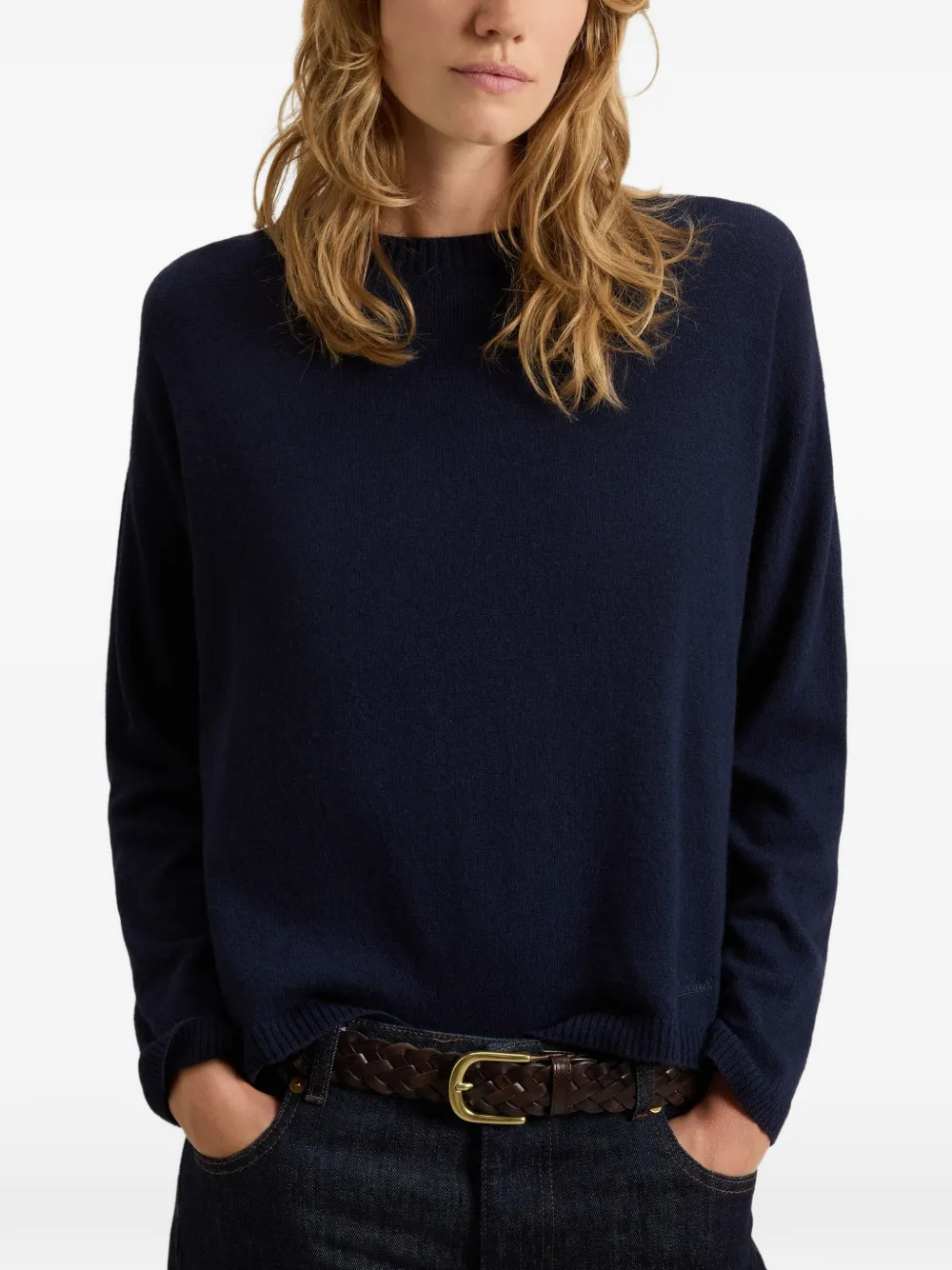 Woolrich Trui met ronde hals Blauw