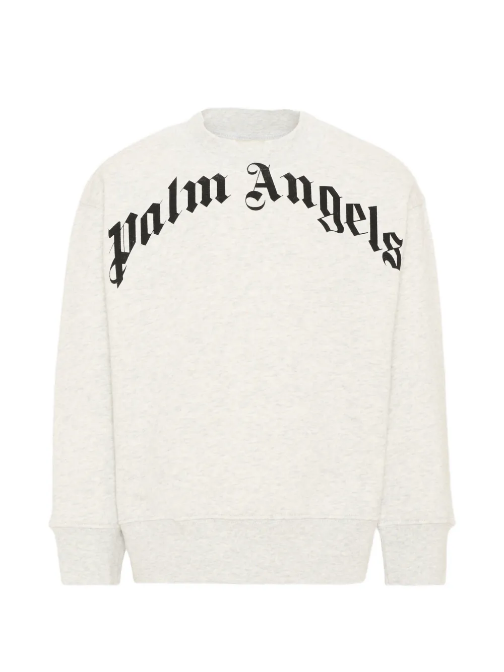 Palm Angels Kids logo-print sweater - Grigio