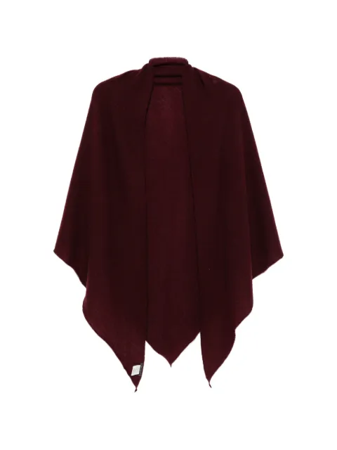 Faliero Sarti fine-knit pointed-edge scarf