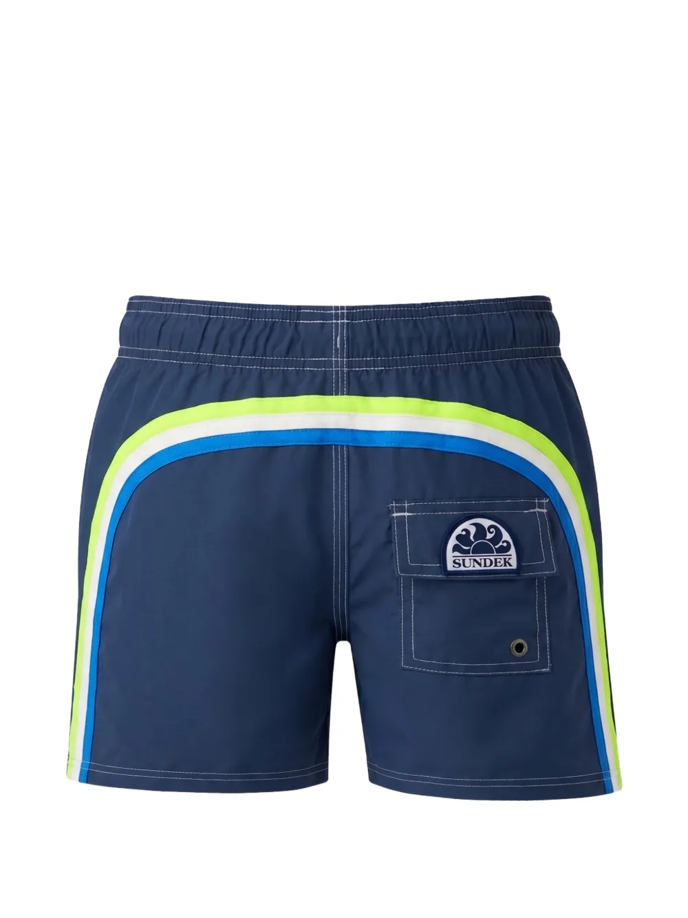 Sundek Zwembroek met logopatch Blauw