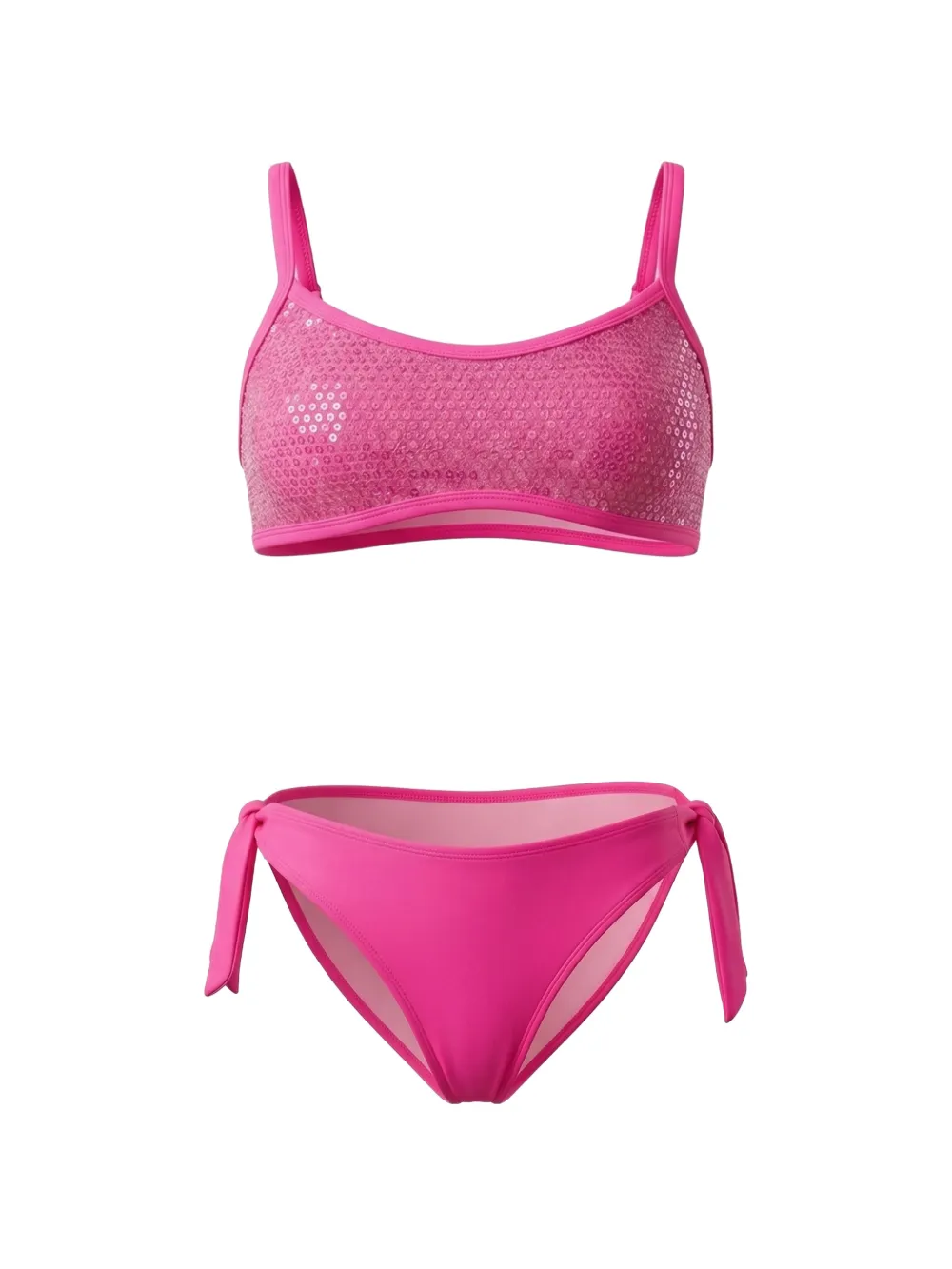 4GIVENESS KIDS Bikini con paillettes - Rosa