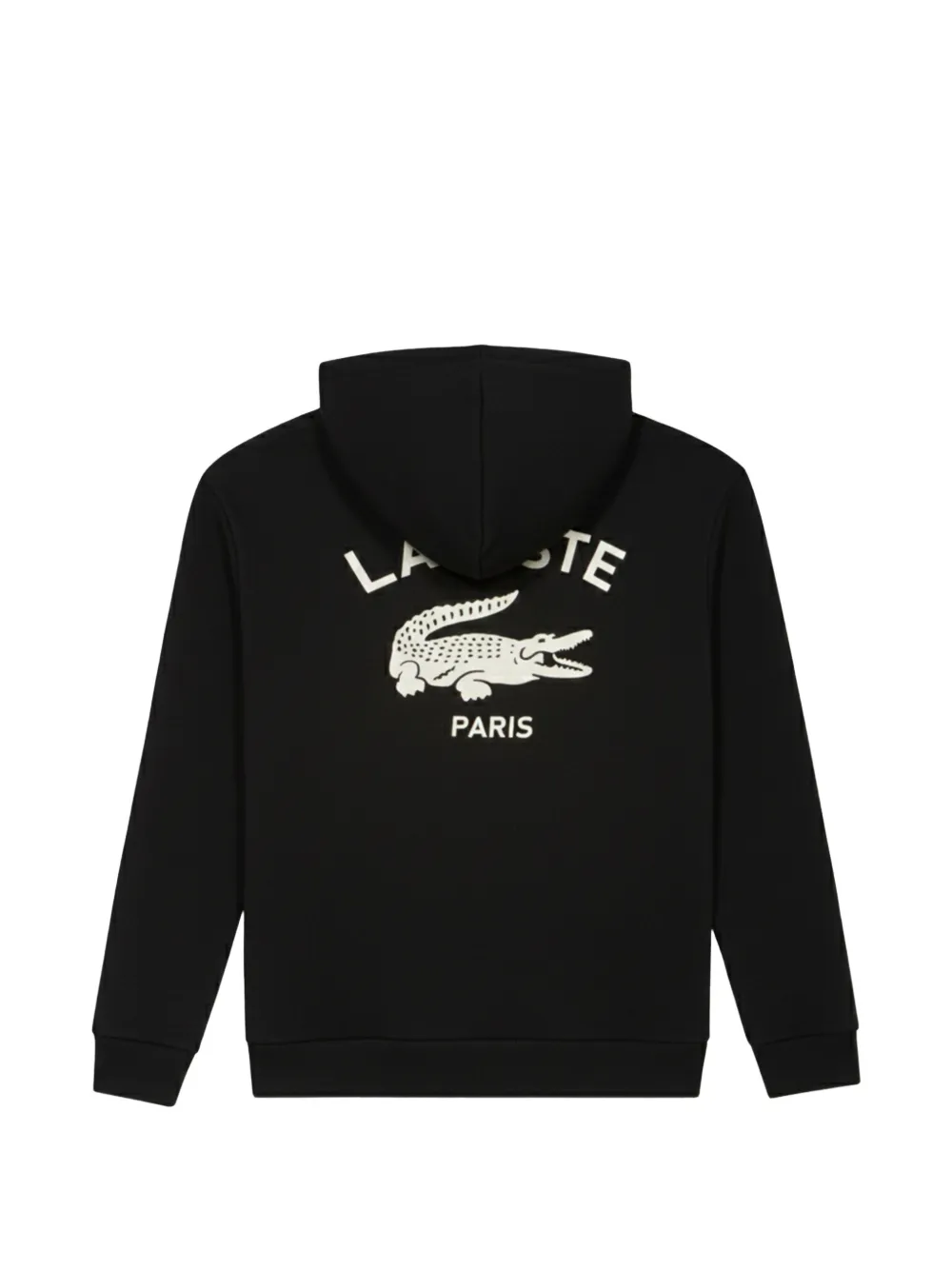 Lacoste Kids Hoodie met logoprint Zwart