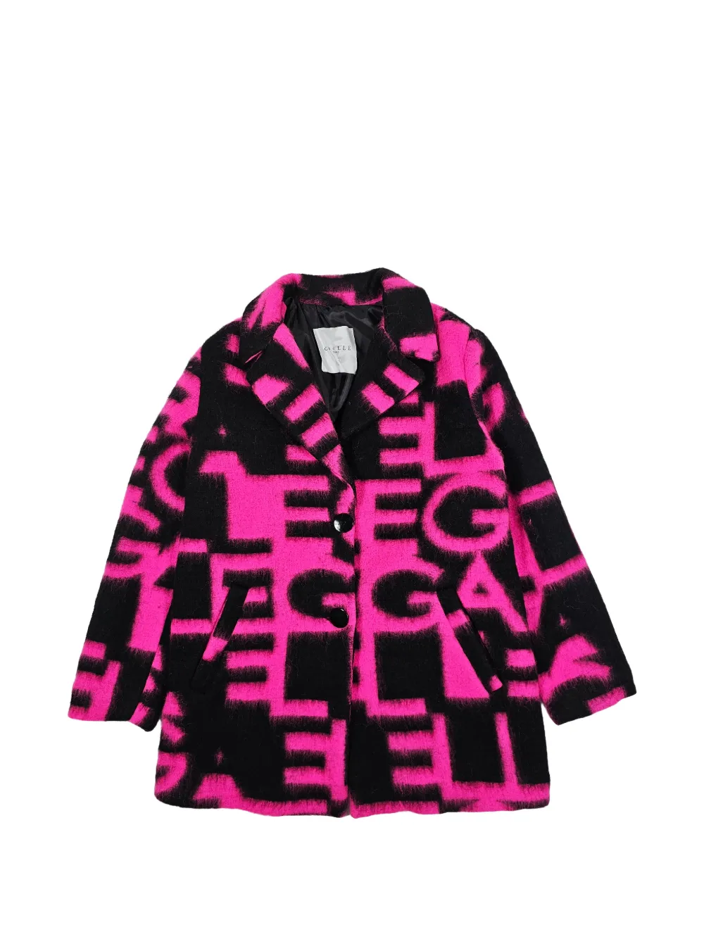 Gaelle Paris Kids Cappotto con revers classici - Rosa