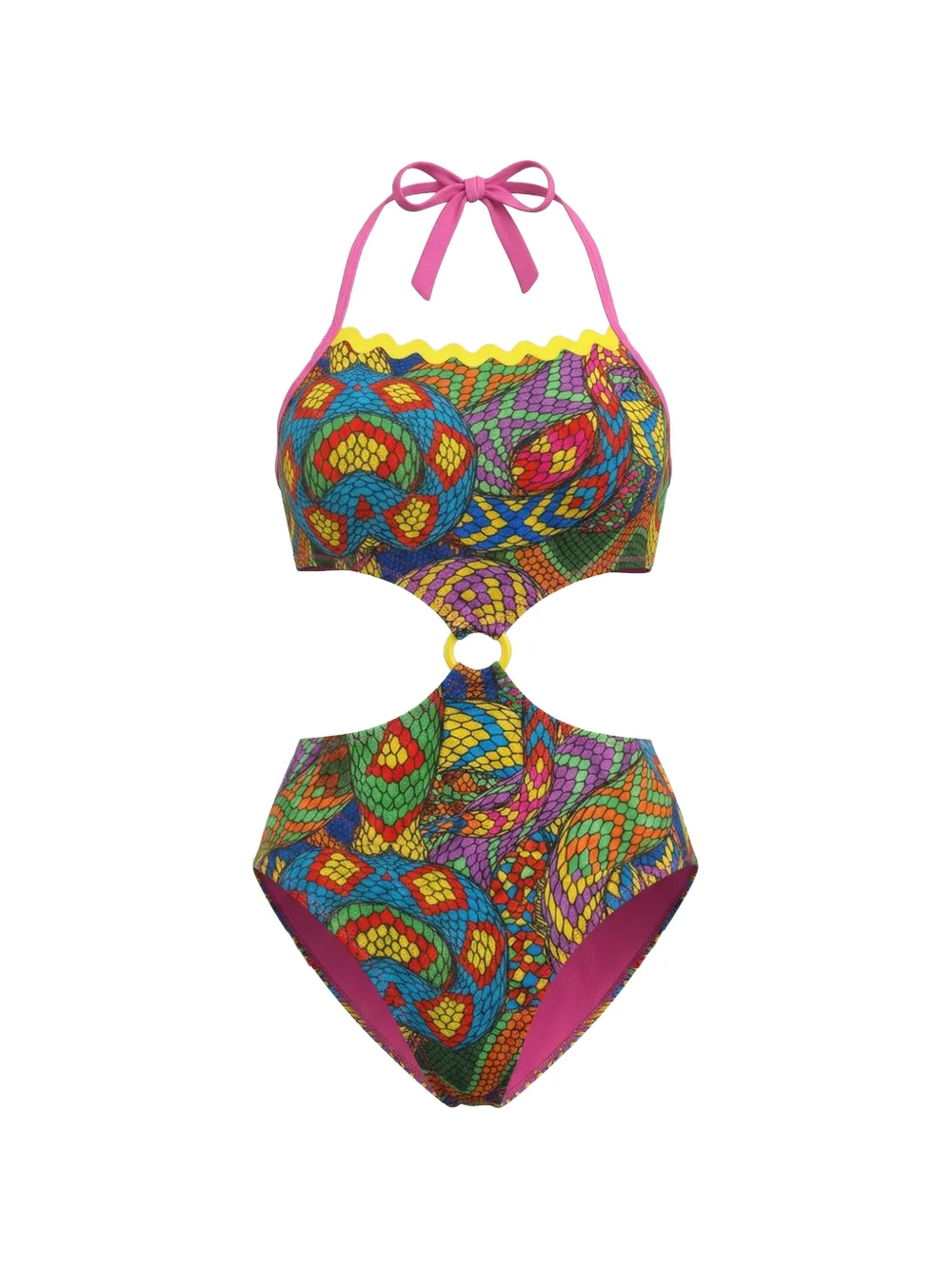 4GIVENESS KIDS Costume intero con dettaglio cut-out - Blu