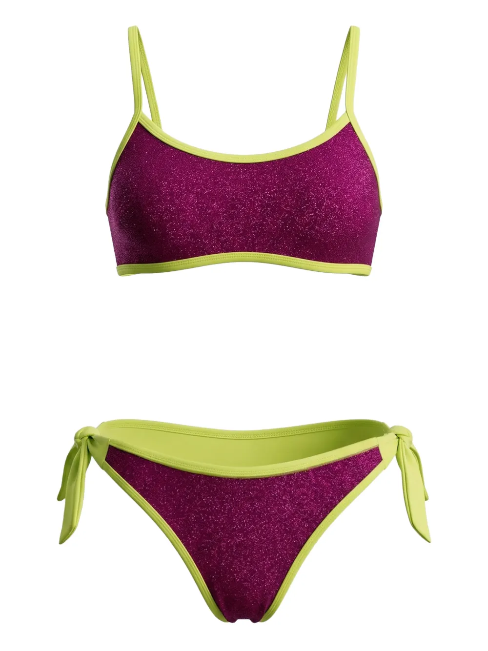 4GIVENESS KIDS Bikini con glitter - Viola