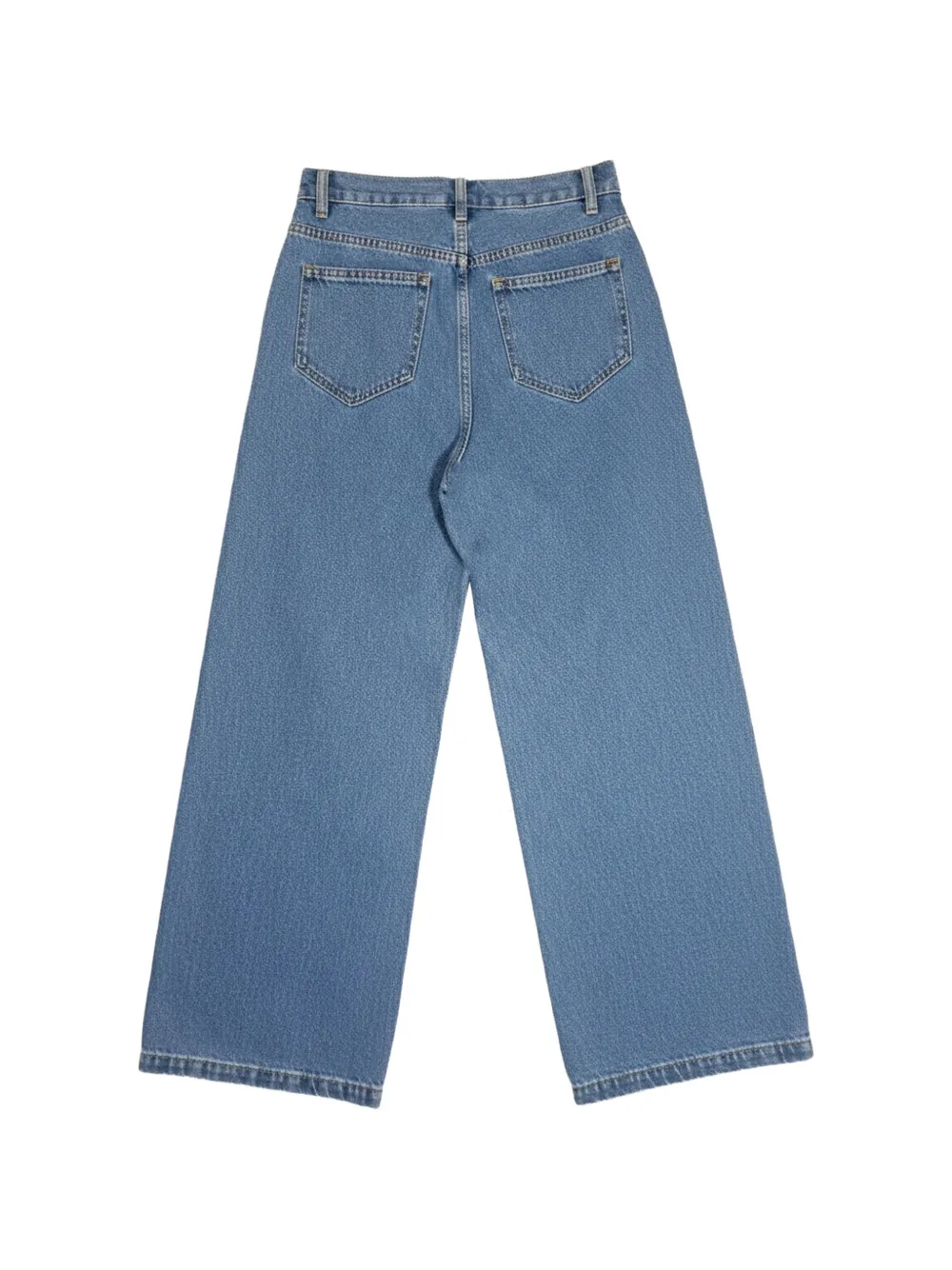 Elisabetta Franchi Kids Jeans met wijde pijpen Blauw