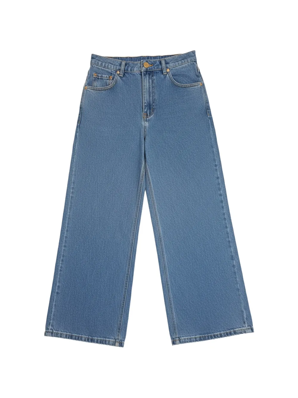 Elisabetta Franchi Kids Jeans a gamba ampia - Blu