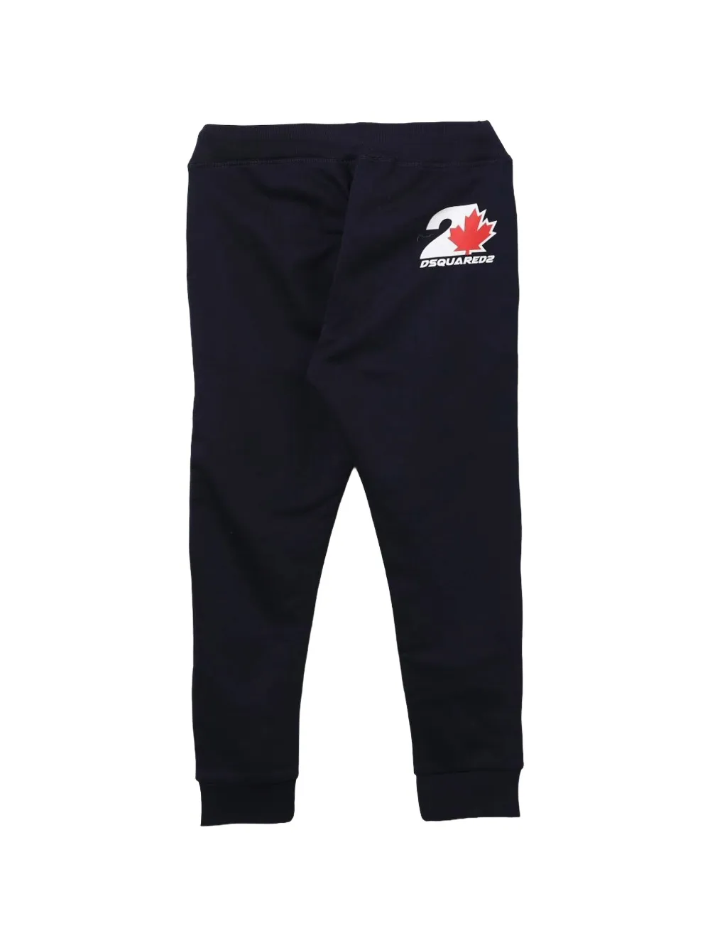 DSQUARED2 KIDS Trainingsbroek met logoprint en trekkoord Blauw