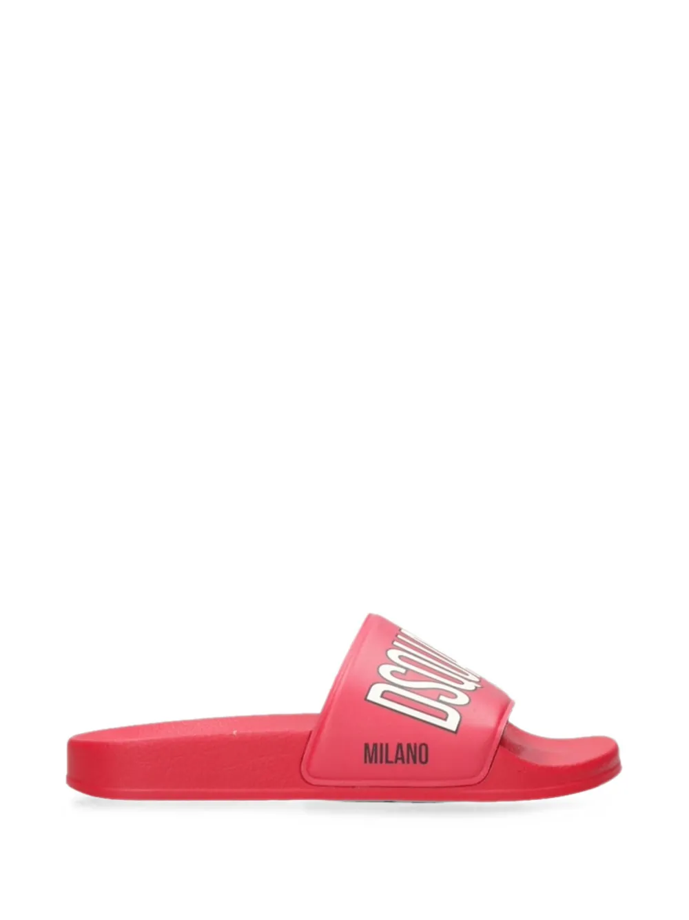 DSQUARED2 KIDS Teenslippers met logoprint Rood