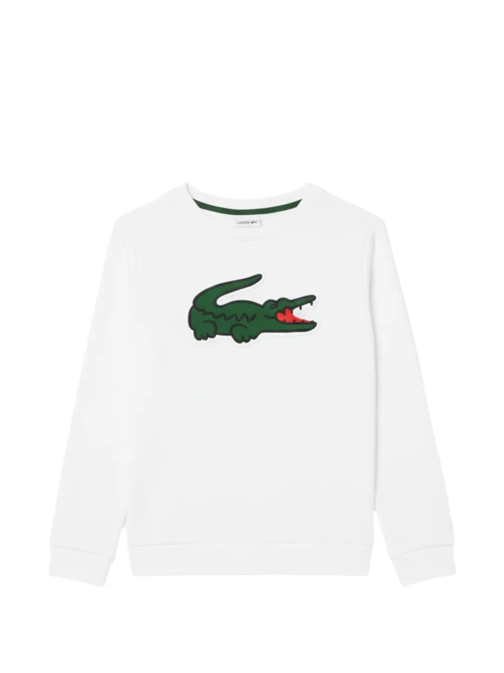 Lacoste Kids Maglione con applicazione - Bianco