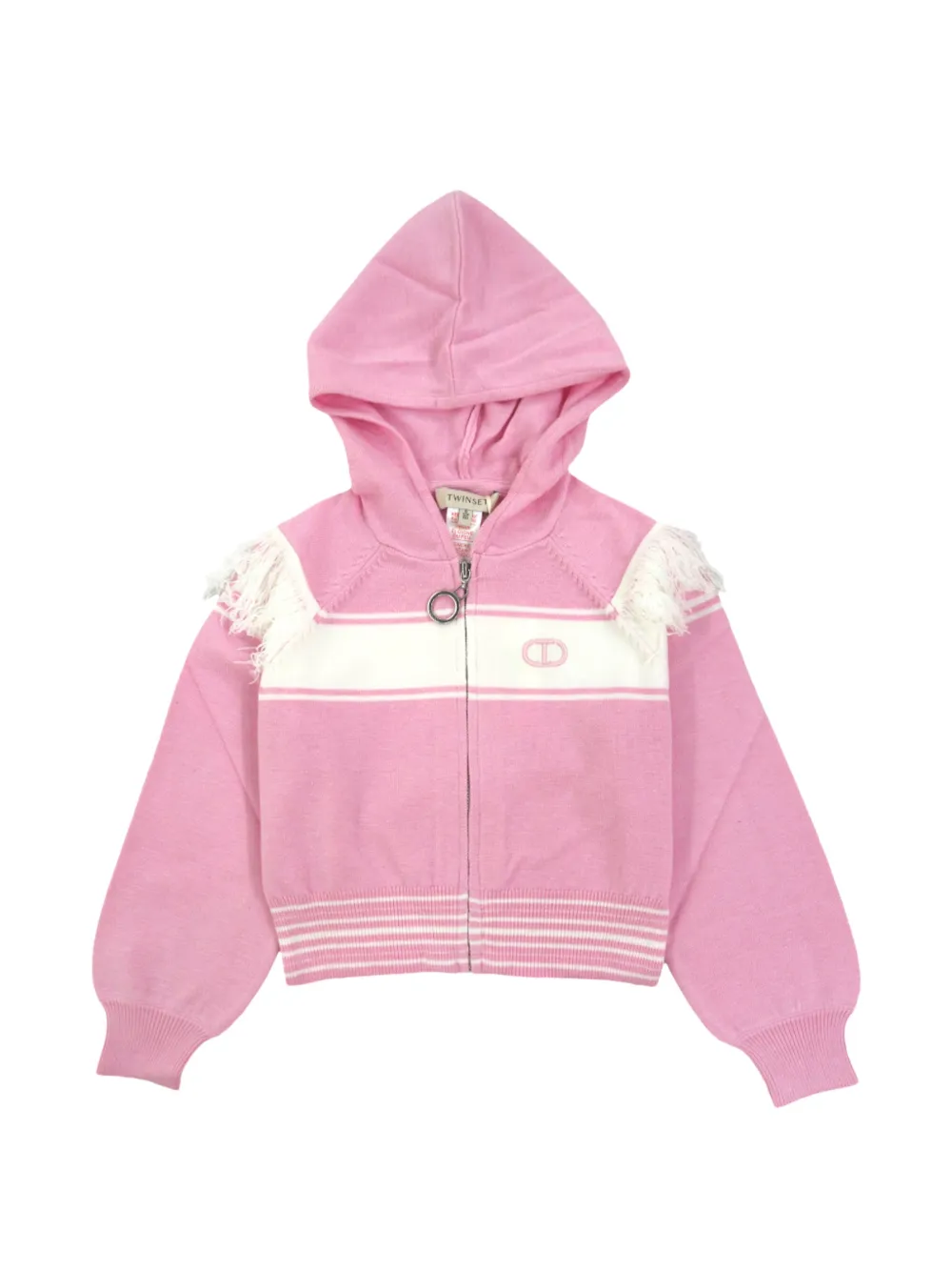 TWINSET Kids Felpa con cappuccio - Rosa