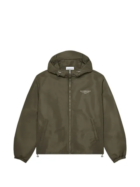 Givenchy Windbreaker aus Polyfaille mit Givenchy Stamp-Stickerei