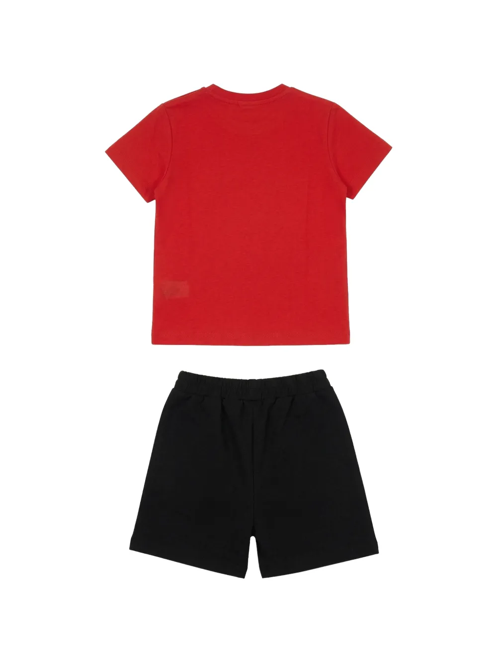 Iceberg Kids Katoenen shorts set met logoprint Rood