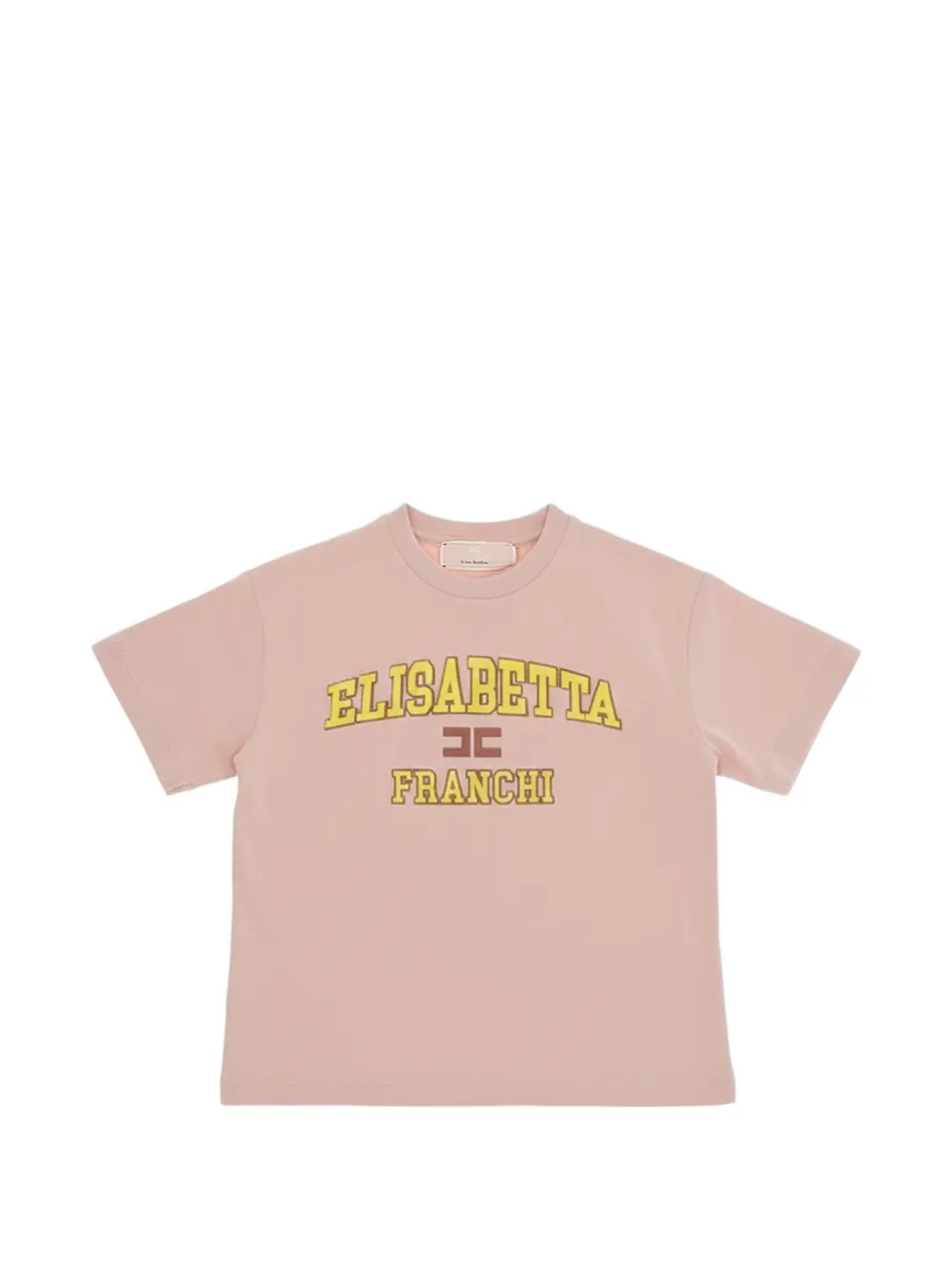 Elisabetta Franchi Kids T-shirt con stampa - Rosa