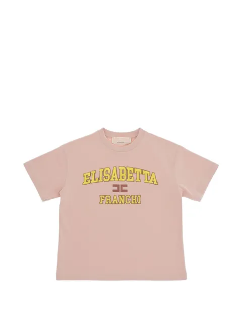 Elisabetta Franchi Kids logo-print short-sleeve T-shirt