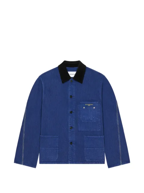 Givenchy Couture Seam herringbone denim jacket