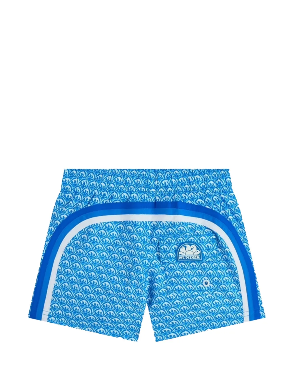 Sundek Majolica Sunse zwembroek met grafische print Blauw