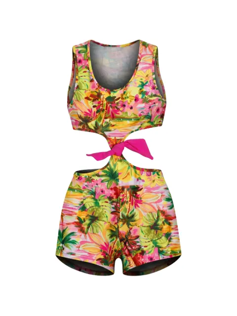 4GIVENESS KIDS Playsuit met bloemenprint en uitgesneden details