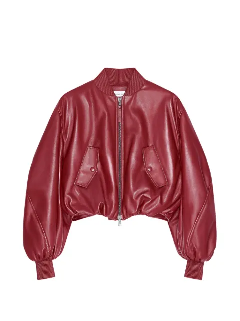 Givenchy cropped Cocoon bomber in nappa leather