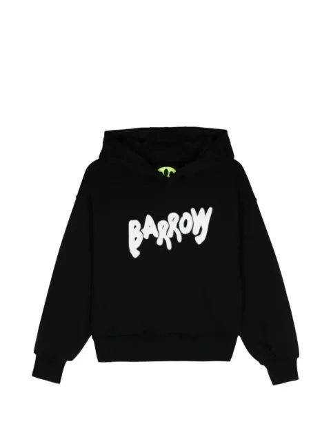 Barrow kids hoodie en coton à logo imprimé