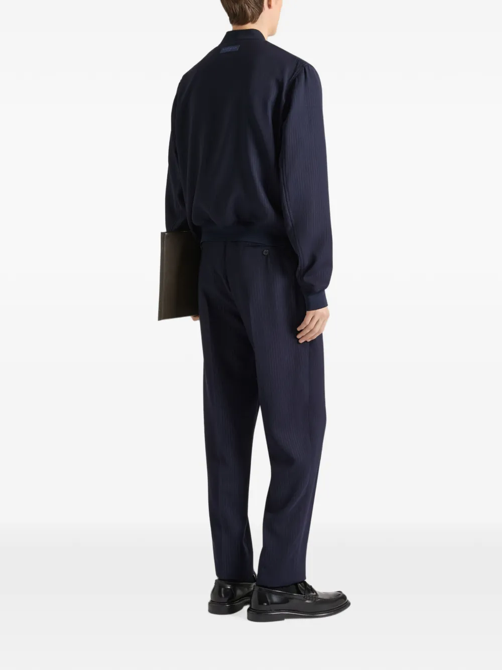 Givenchy Gestreept wollen shirtjack Blauw