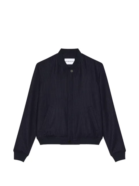 Givenchy striped blouson in wool