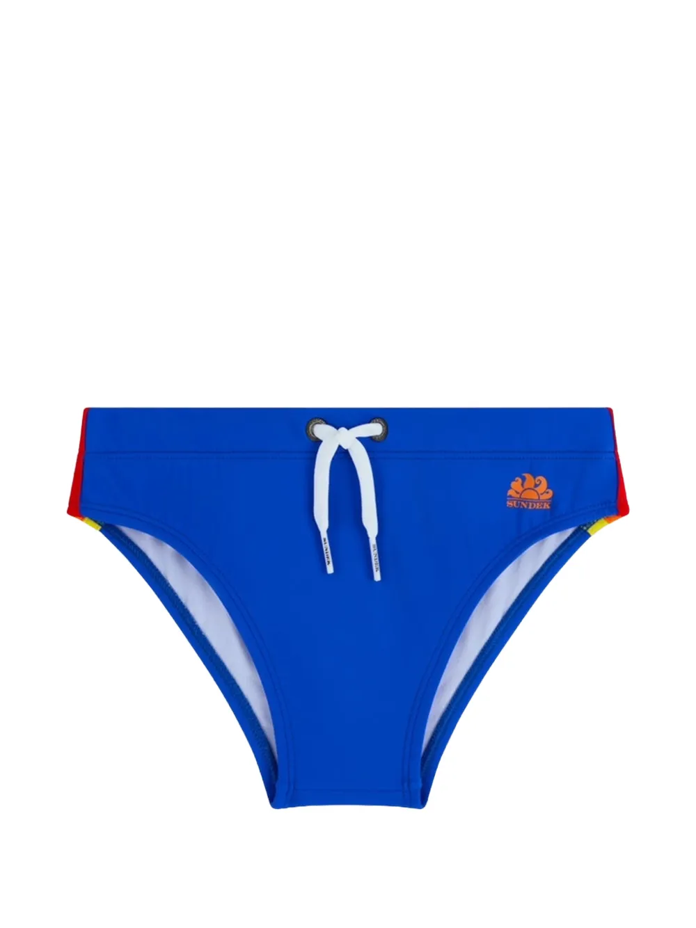 Sundek Diwalter logo-print drawstring swim briefs - Blu