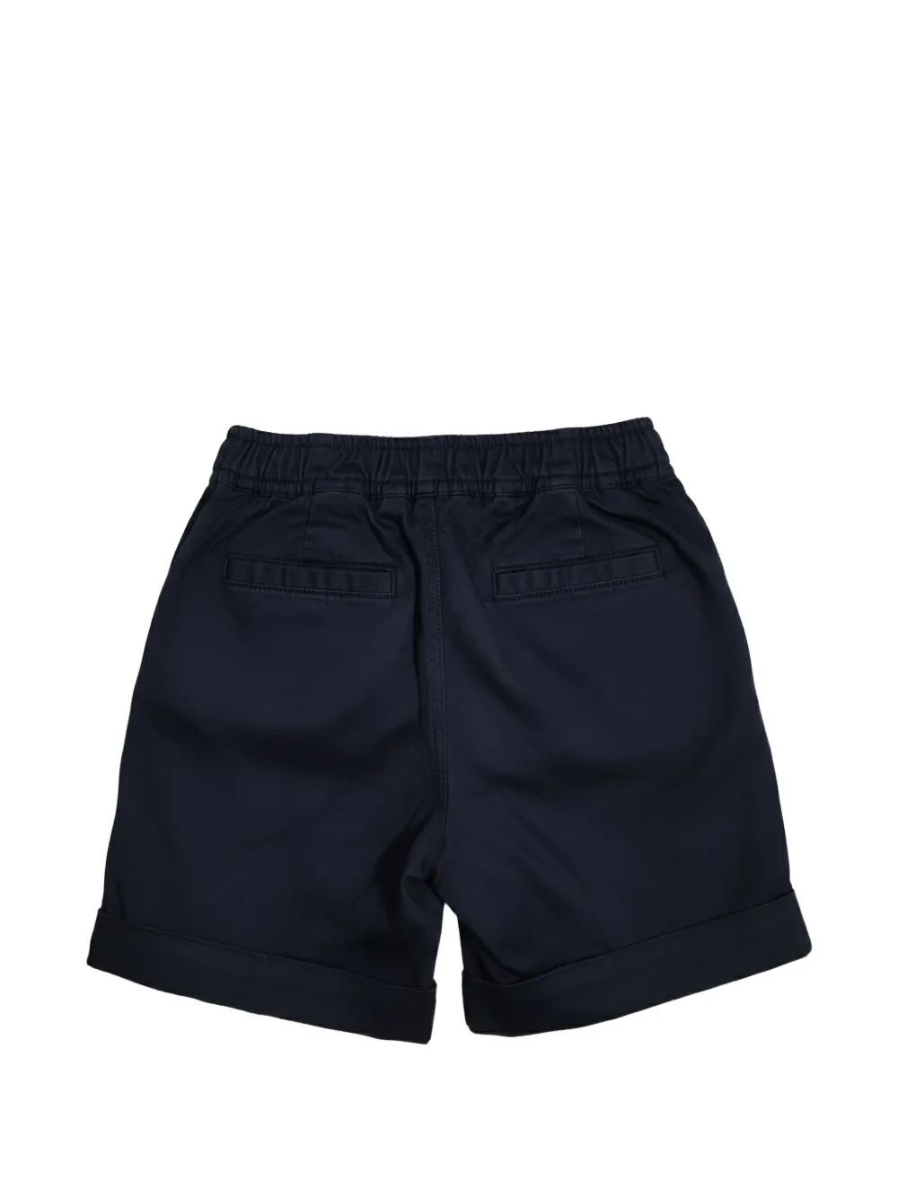 JECKERSON Geplooide shorts met omslag Blauw