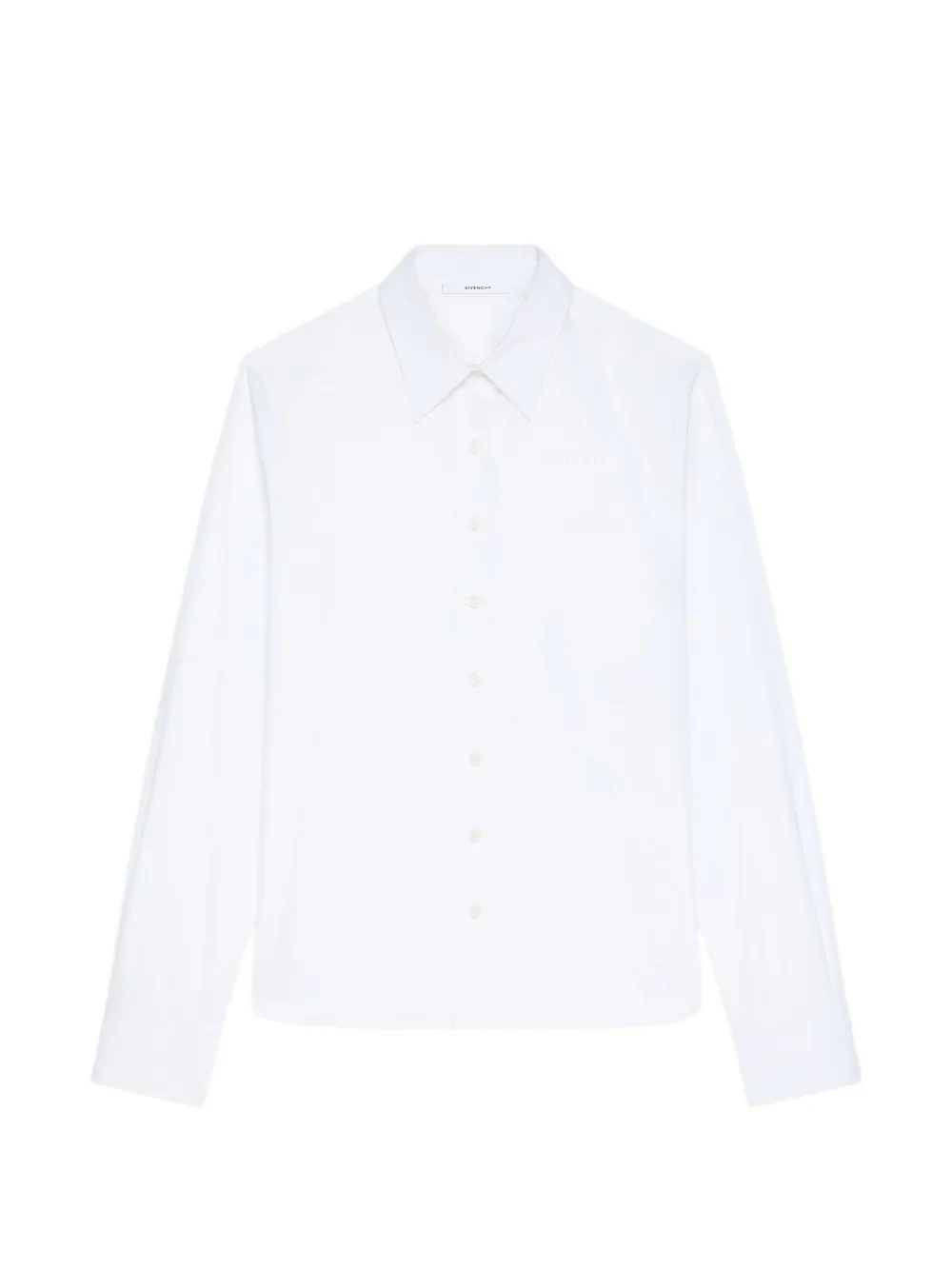 Givenchy Popeline blouse met -borduurwerk Wit