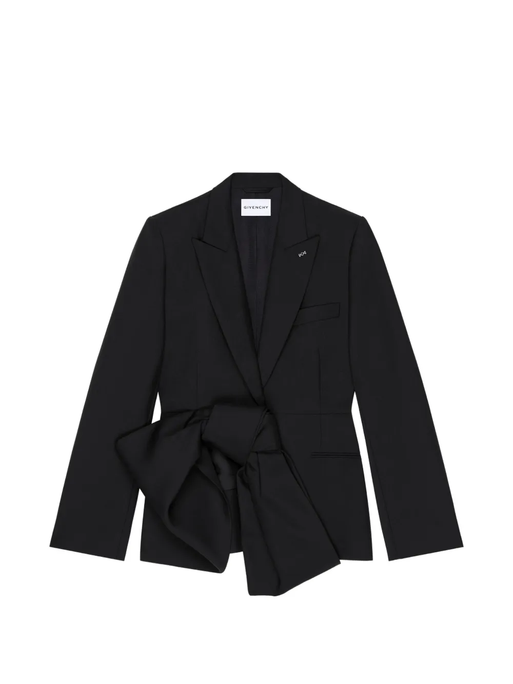 Givenchy Blazer monopetto con fiocco - Nero