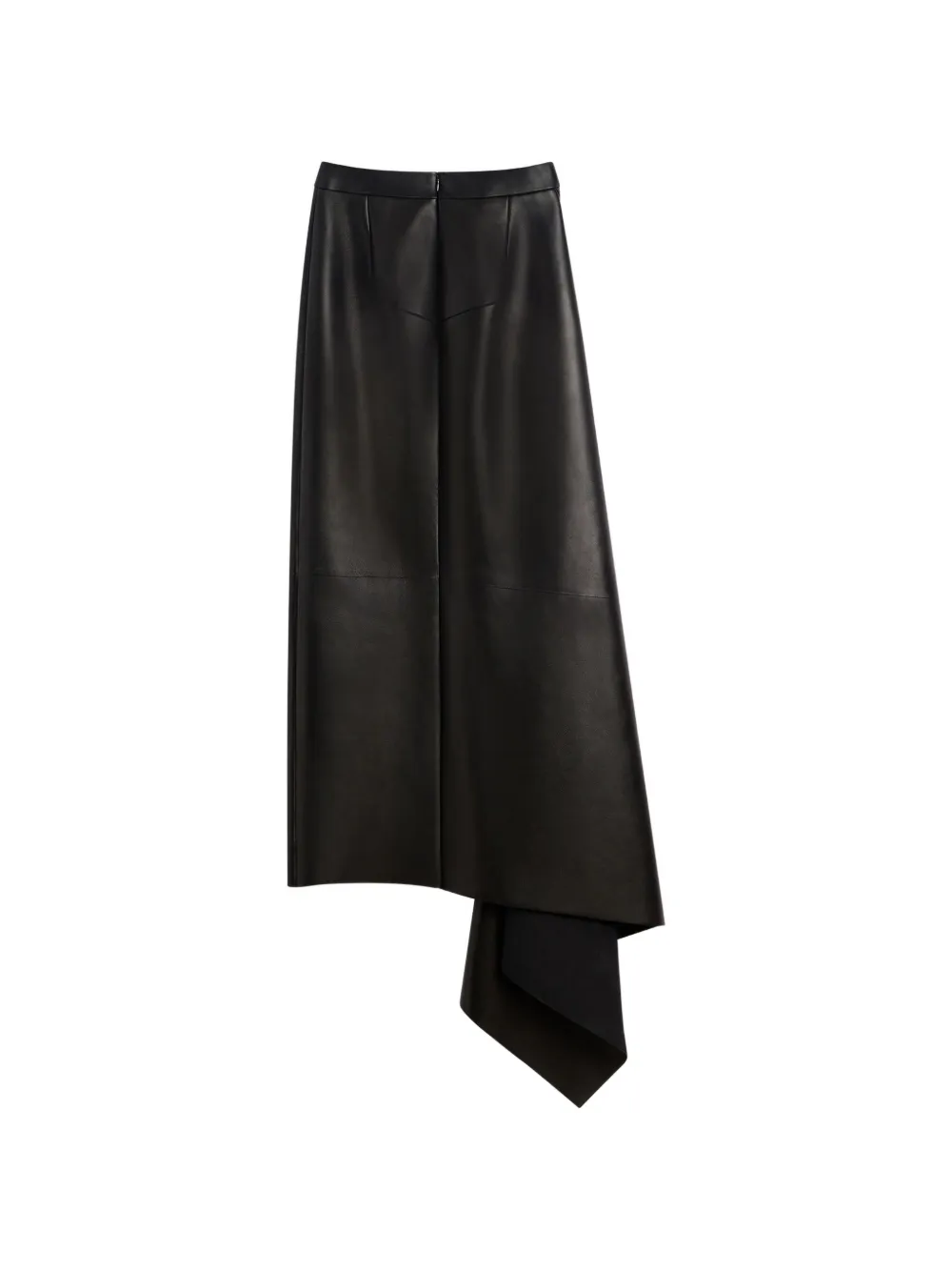Givenchy Slashed leren maxi-rok Zwart