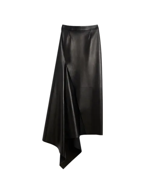 Givenchy jupe longue Slashed en cuir