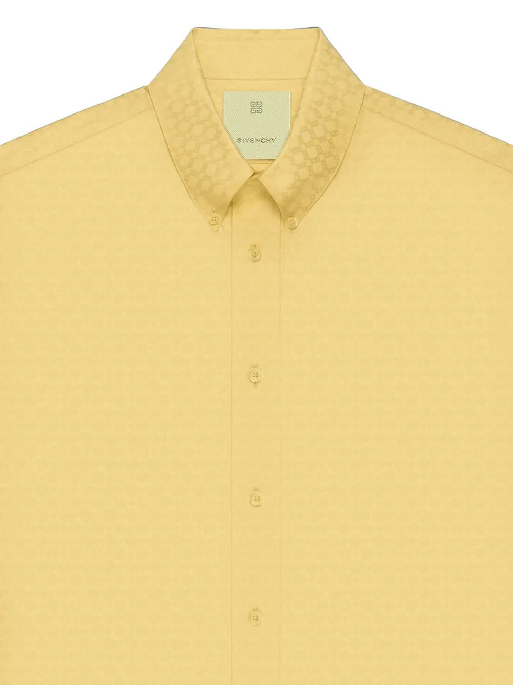 Givenchy Overhemd met monogram 72-jacquard Geel