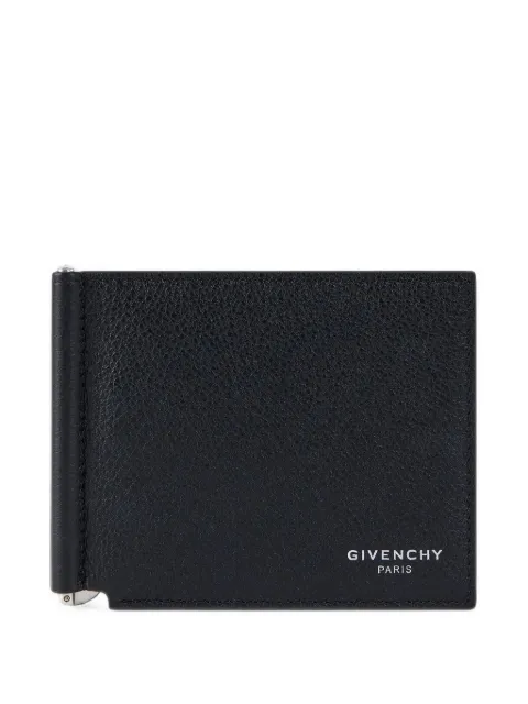 Givenchy wallet in grained leather with clip