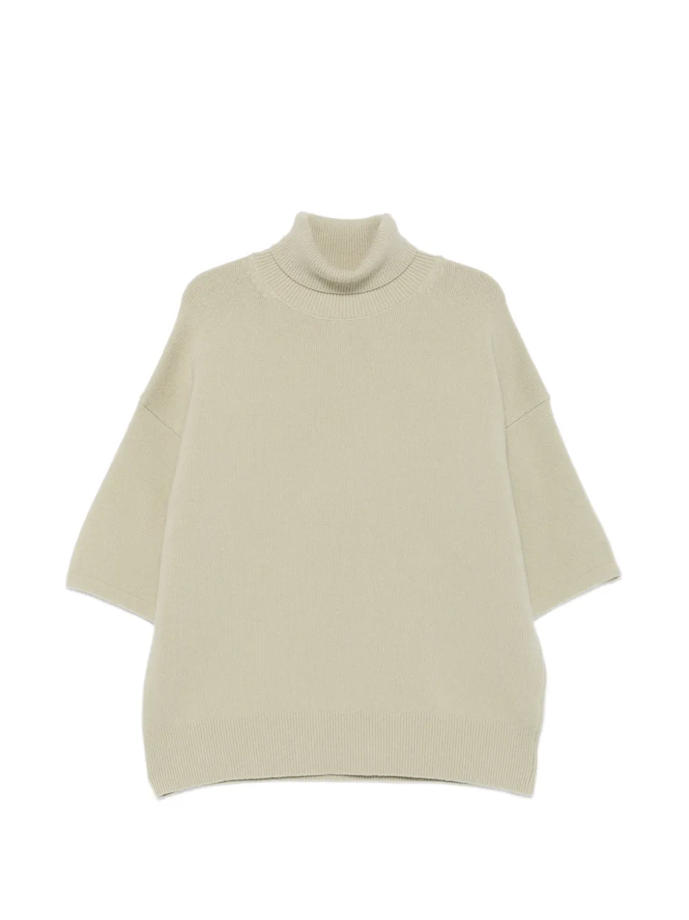 Christian Wijnants Kurzärmeliger Rollkragenpullover - Grün