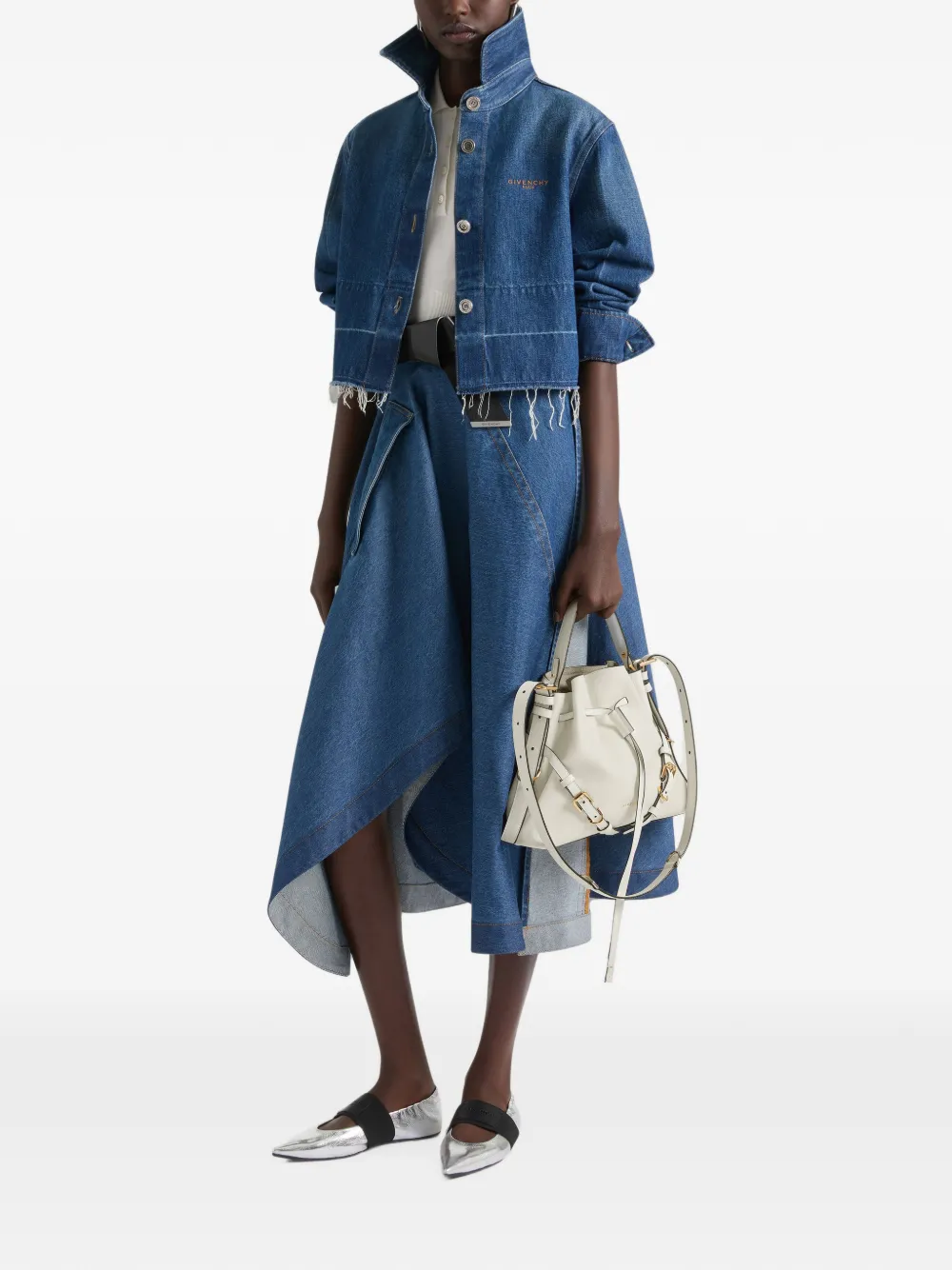 Givenchy Voyou kleine schoudertas Wit