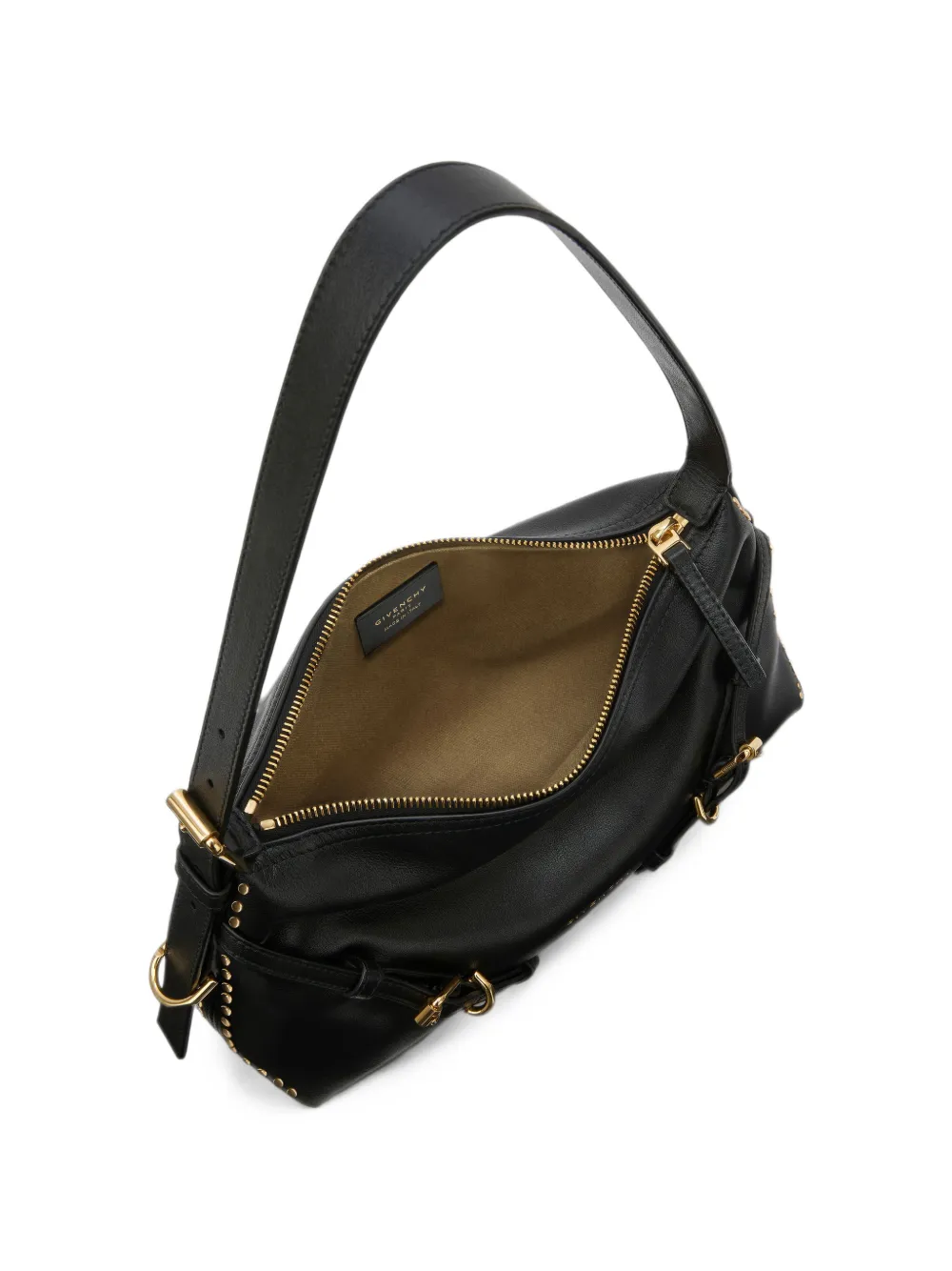 Givenchy Voyou leren mini-tas met studs Zwart