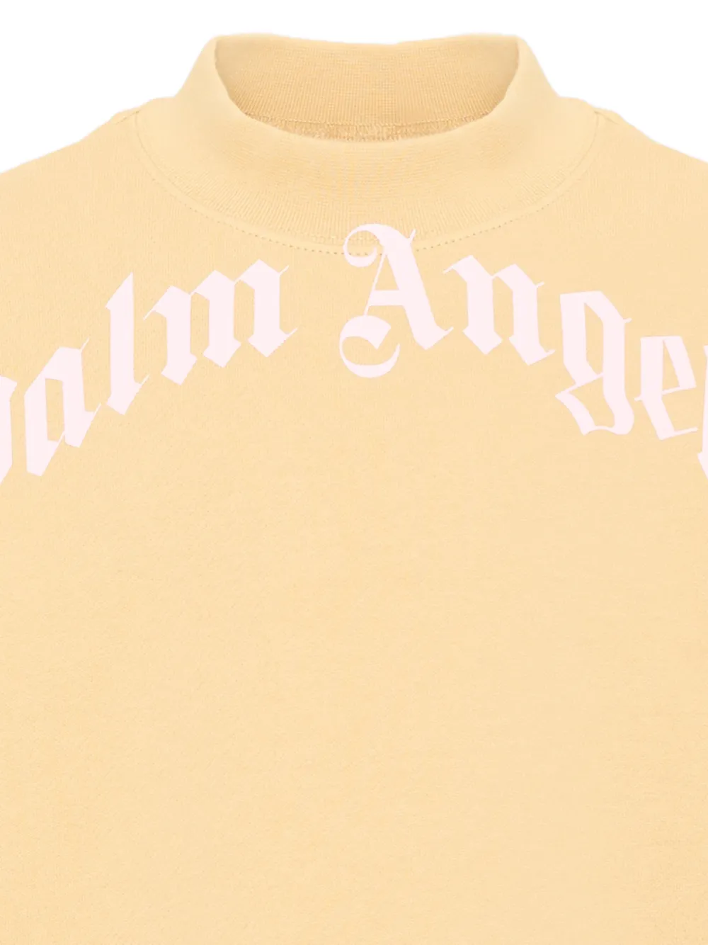 Palm Angels Kids Sweater met logoprint Geel
