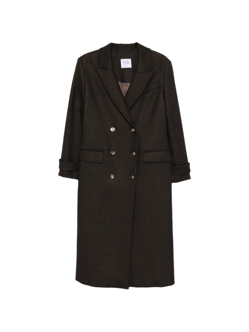 LE SULLY STUDIO double-breasted peak-lapel coat