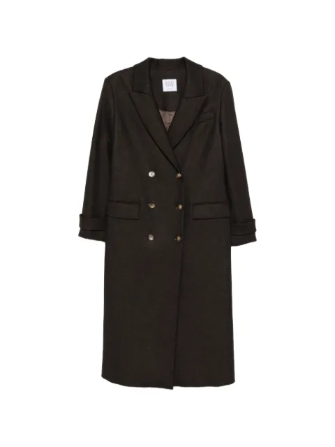 LE SULLY STUDIO double-breasted peak-lapel coat