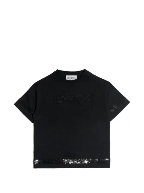 Iceberg Kids sequin-embellished T-shirt
