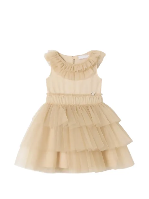 Monnalisa ruffled tiered dress