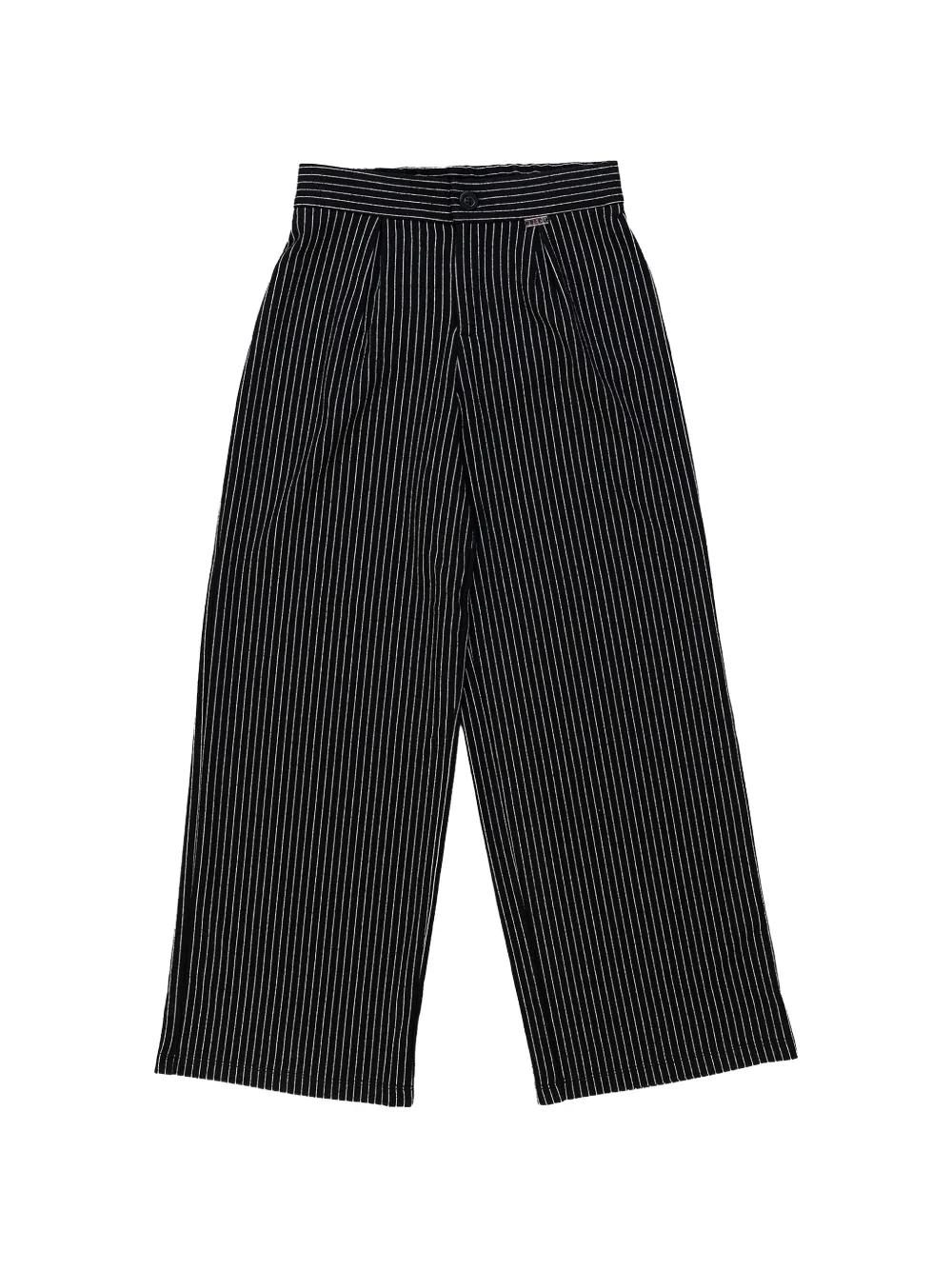 Liu Jo Kids Pantaloni a palazzo Xero gessati - Nero