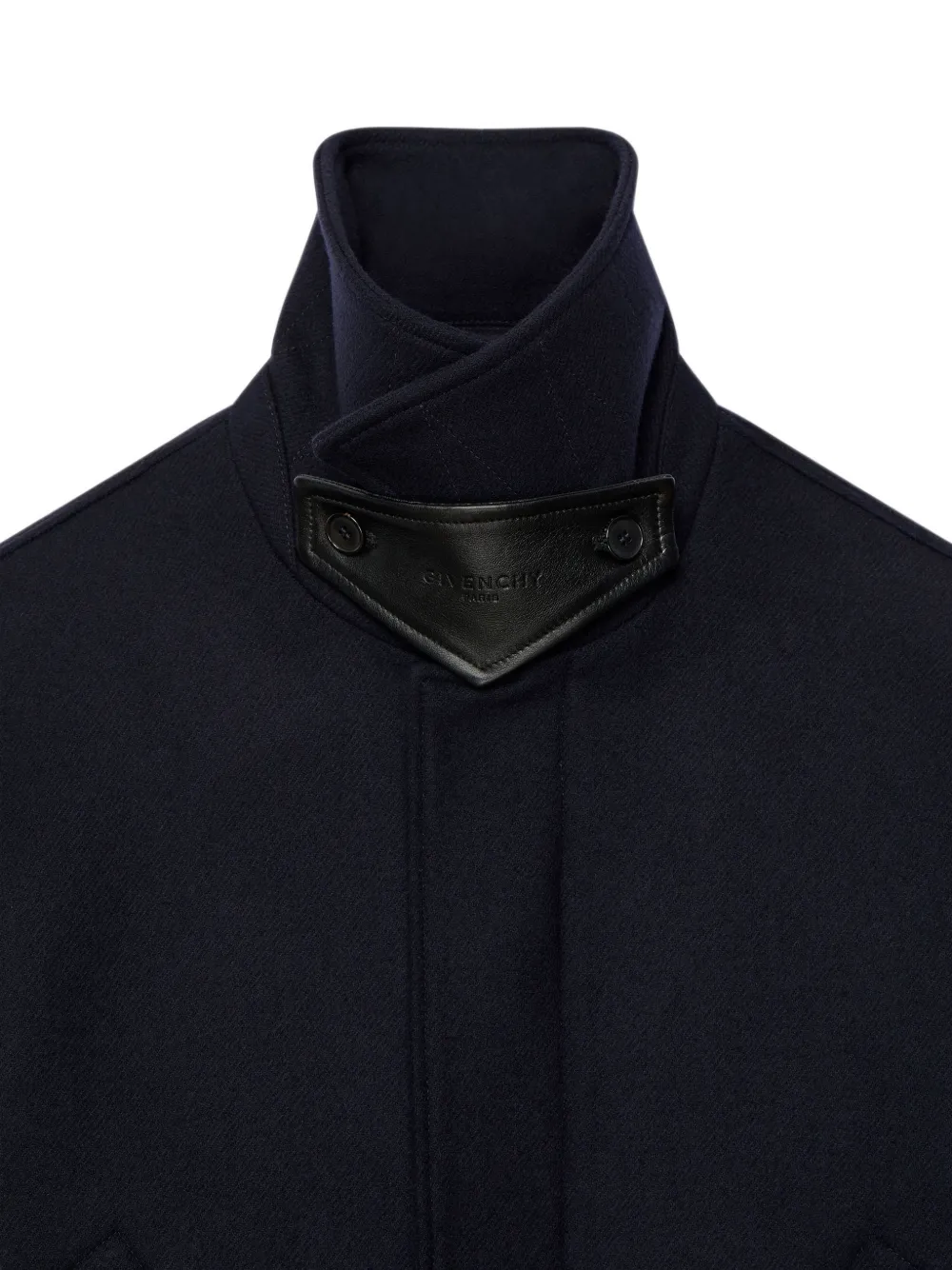Givenchy Couture Seam wollen jack Blauw