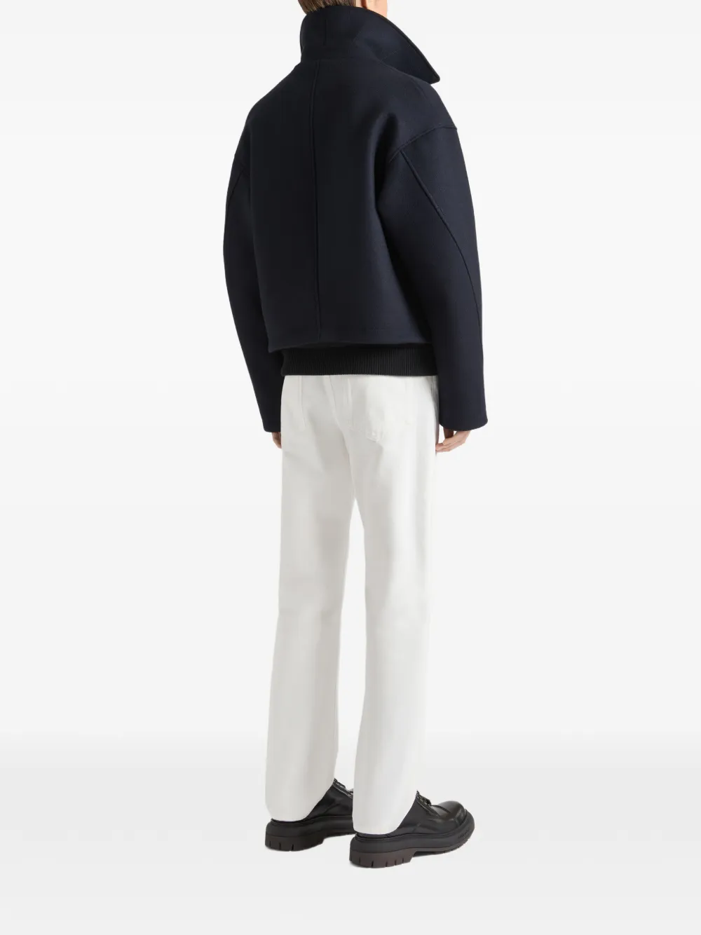 Givenchy Couture Seam wollen jack Blauw