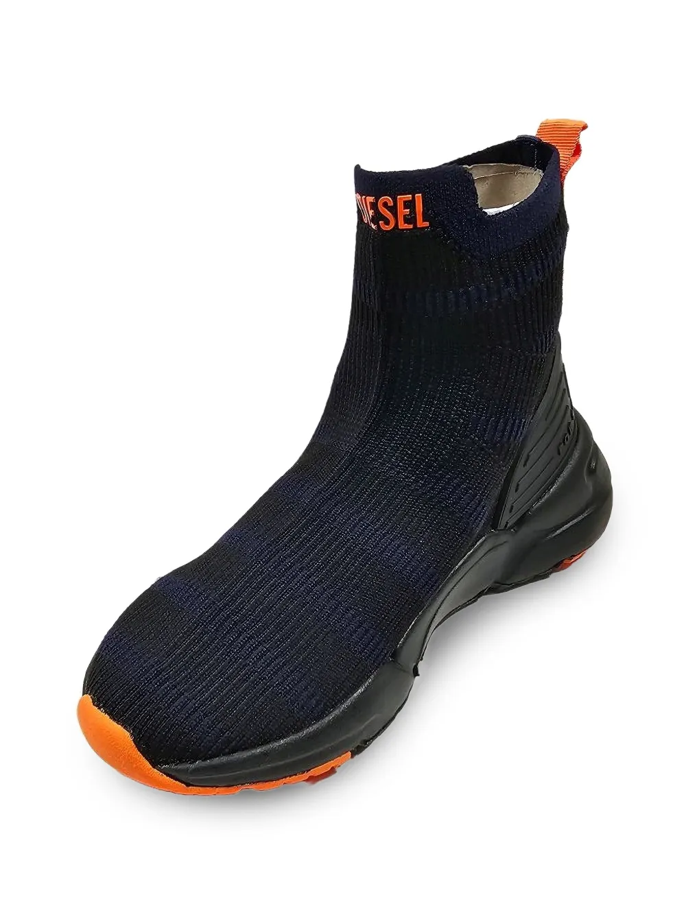 Diesel Kids panelled sneakers Blauw
