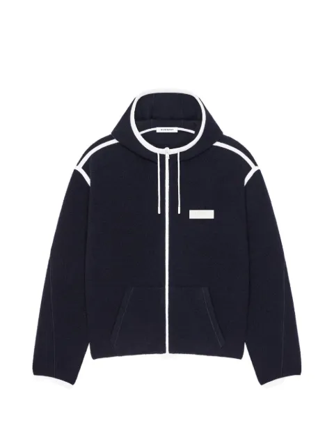 Givenchy grosgrain-trim hooded jacket