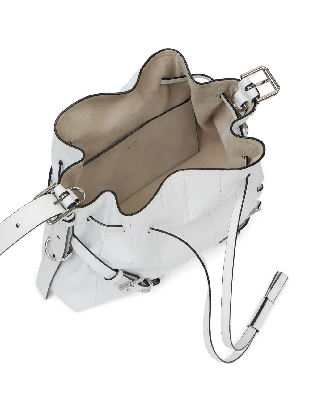 Givenchy Kleine Voyou Bucket-tas van myxine leer Wit